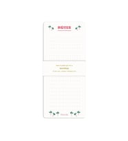 DEFFTER  BLOKNOT TO DO - NOTES LIST - YAPILACAKLAR LİSTESİ 20x8.5cm  - MİNİ ÇİÇEKLİ