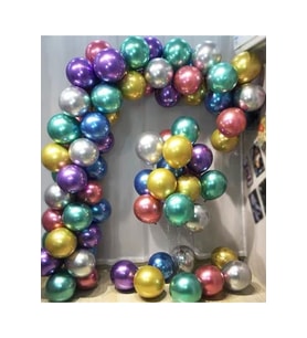 Çıtıpıtıstore 50 Li Karışık Krom Balon