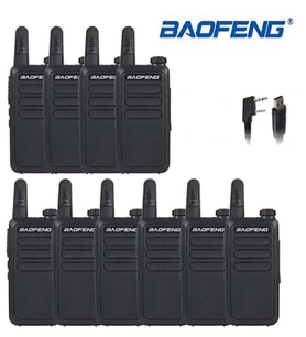 10 Adet CY Boafeng Bf-r5 Lisansız El Telsizi Baofeng BF-R5 mini telsiz telsiz KDC1 5W (kulaklık dahil değildir.)
