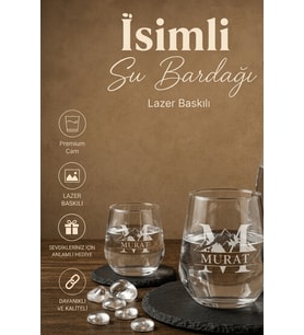 Kişiselleştirilebilir Allegra Su Bardağı 425 cc