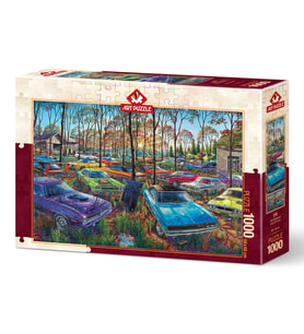 Art Puzzle Araba Mezarlığı 1000 Parça Puzzle