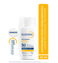 BIODERMA Photoderm XDefense Spf50+ Tüm Cilt Tipleri Antioksidan Etkili Akışkan Güneş Kremi Renksiz 40 ml 3701129813614