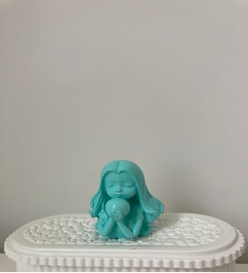 Dekoratif Rapunzel Prenses Elf Deniz Kızı (Turkuaz)