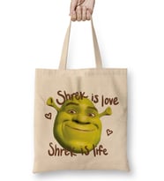 Shrek And Gingi Bez Çanta Uzun Saplı