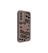 Samsung Galaxy S21 FE Uyumlu Kılıf Kamera Korumalı Baskılı Arka Yüzey Zore Klas Kapak (Siyah)
