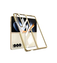 Samsung Galaxy Z Fold 4 Uyumlu Kılıf Zore Full Camlı Kıpta Kapak