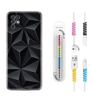 INFINIX Note 11 Pro Note 10 Hot 9 Play Kılıf Kablo Koruma Spiral Silikon Prizmalar 1782