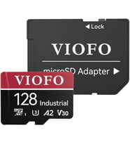 Viofo High Endurance 128Gb Class 10 A2 V30 100Mb/S Okuma 80Mb/S Yazma Micro Sd Hafıza Kartı (Çok Renkli)