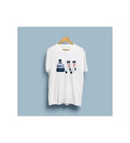 Oversize Şapka Çorap Kış Tasarım Unisex T-shirt