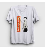 Presmono Unisex Beyaz Begbie Film Trainspotting T-Shirt 451873tt