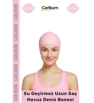 #Bone Kaymaz Su Geçirmez Sızdırmaz Silikon Yüzücü Elastik Yüzme Şapkası Havuz Deniz Uzun Saç Bonesi