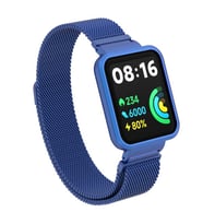 Xiaomi Redmi Watch 2 Lite Uyumlu Kordon Hasır Metal Mıknatıslı Zore KRD-58 Kayış