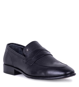 Pierre Cardin 241318 Erkek Hakiki Deri Klasik Ayakkabı (Siyah)