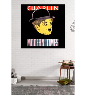 Charlie Chaplin Modern Times Modern Zamanlar Kanvas Tablo