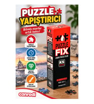 canrodi Fix Puzzle Yapıştırıcısı ve Spatula Seti – 1000 Parçalık Puzzle İçin