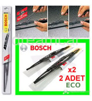 Bosch Eco 400 mm.x2 Ad. Universal Quick-Clip Telli Grafitili Silecek Takım 3397005158