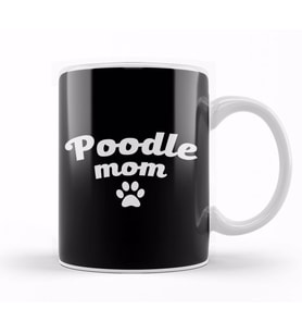 Poodle Mom 01 Kupa Bardak Porselen