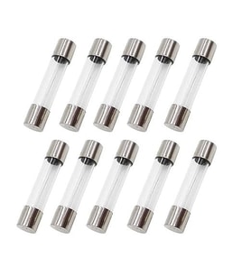 Fuses 6x30mm 7A Cam Sigorta 250v 100 Adet (Beyaz)