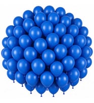 Mavi Renk Lateks Pastel Balon (30 cm) - 50 Adet