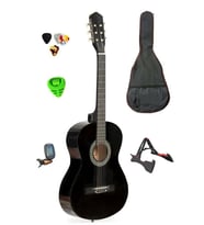 KLASİK GİTAR SETİ 4/4 - Kılıf+Stand+Akord Aleti+Pena)