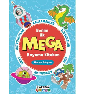 Mega Boyama Kitabım - Macera Dünyası