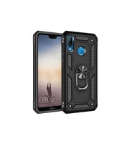 Huawei P20 Lite Uyumlu Kılıf Zore Vega Kapak (Siyah)