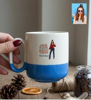 Kişiye Özel Karikatürlü Cute But Pisces Balık Burcu Kupa Bardak Pro Doğum Günü Hediyesi