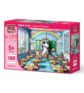 Art Çocuk Düşler Sınıfı 100 Parça Puzzle