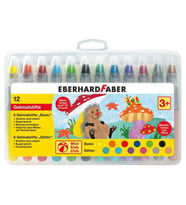 Eberhard Faber Gel Crayon Sulandırılabilir Jel Mum Boya 12 Renk Basic&Metallic 