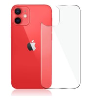 Apple iPhone 12 Mini Uyumlu Arka kapak Cam Telefon Arka Koruyucu Temperli Cam Düşmelerden Kirden Ultra Derece Korur (Şeffaf)