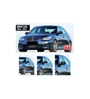 bmw e60 parlak siyah batman-yarasa ayna kapağı