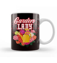Garden Lady Gardener Flowers Plants Gardening Landscaper Kupa Bardak Porselen