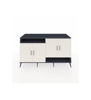 Kronos Konsol 6 Raflı 4 Kapaklı 176x59x99 Antrasit-Aytaşı/Antrasit