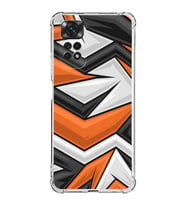 Xiaomi Redmi Note 11s Kamera ve Köşe  Korumalı Antishock Kapak Grafiti Tasarımlı Şeffaf Kılıf