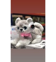 Sevimli Sesli Peluş Havlayan Köpek 35 Cm (Çok Renkli)