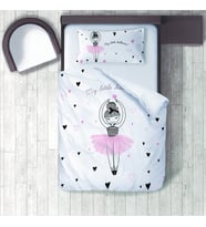 Çocuk Odası Dijital Baskılı 160x220cm Tek Kişilik Nevresim Takımı Model 00013