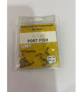 PORT FISH SİZE 10#BL-3027 HIZLI DEĞİŞTİRME  KLİPSİ