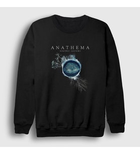 Presmono Unisex Siyah Weather Systems Anathema Sweatshirt 389511tt