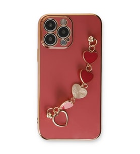 İphone 13 Pro Max Kılıf Esila  - Kırmızı