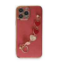 İphone 13 Pro Max Kılıf Esila  - Kırmızı