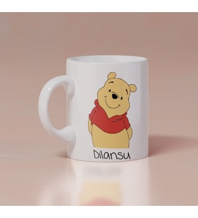 Winnie The Pooh Baskılı Kupa Kişiye Özel