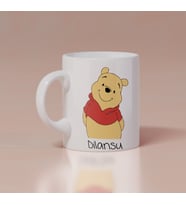 Winnie The Pooh Baskılı Kupa Kişiye Özel