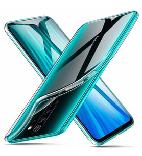 Xiaomi Redmi Note 8 Pro Kılıf Tam Şeffaf Silikon Transparan