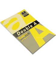 Double A Renkli Kağıt 25 Li A4 80 Gram Limon Sarısı (25 Yaprak)