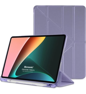 Xiaomi Pad 7 Pro için Kılıf Origami Pencil Lila [Pad 7 Pro ile Uyumlu Kılıf - Lila]