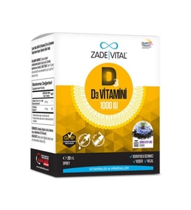 Zade Vital D3 Vitamini 1000 IU Sprey 20 ml