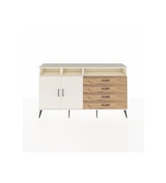 Arges Konsol 5 Raflı 4 Çekmeceli 2 Kapaklı 176x30x99 Aytaşı-Aytaşı/Çam