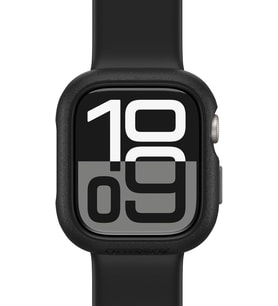 Apple Watch 10 – 42 mm serisi için saat tamponu, darbeye dayanıklı, düşmeye dayanıklı, Apple Watch için Sleek Protective kılıf, ekran ve kenar koruması, siyah