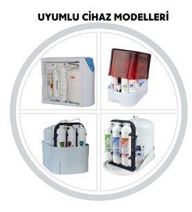 İhlas Aura Cebilon Plus ve İnline Su Arıtmalarına Uyumlu 4'lü Filtre Seti