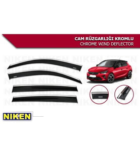 CORSA F ARACA ÖZEL KROMLU CAM RÜZGARLIĞI NİKEN 2022 2023 2024 2025